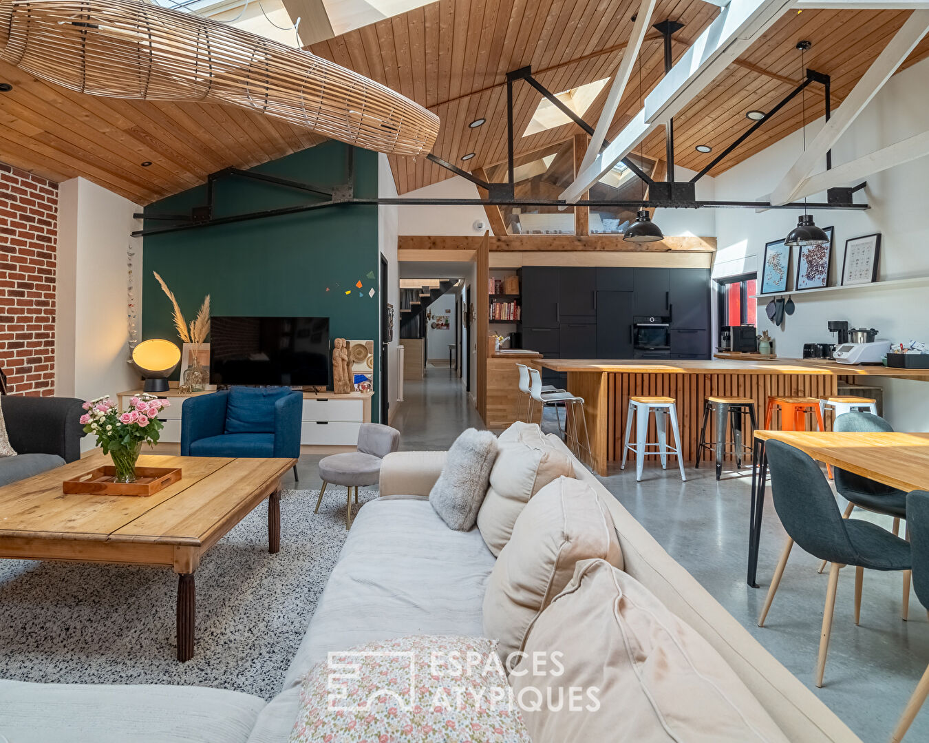 Sublime loft et son jardin d’hiver