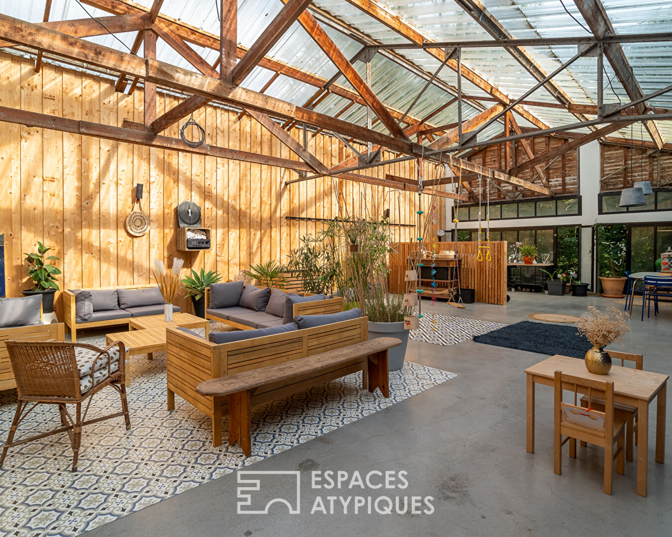 Sublime loft et son jardin d’hiver