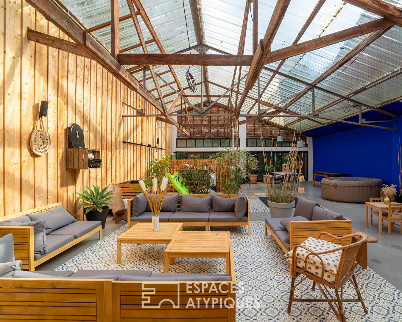 Sublime loft et son jardin d’hiver