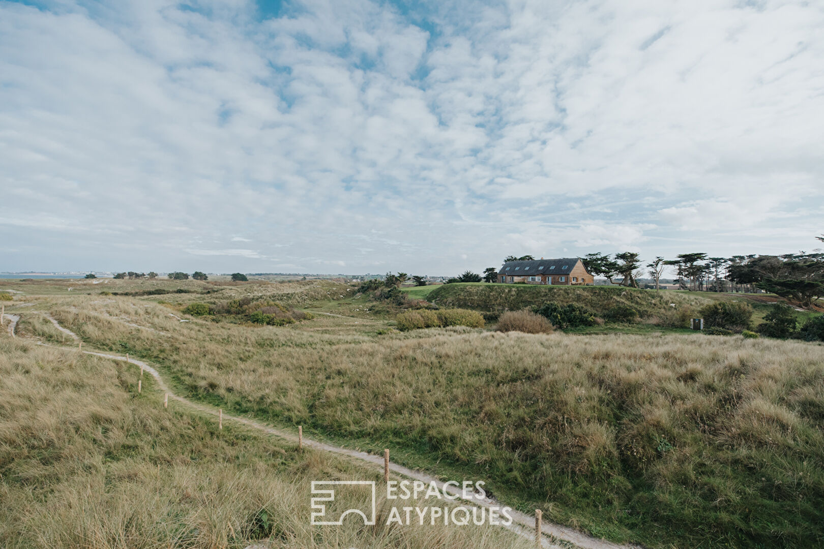 Propriété sur les dunes avec vue mer imprenable