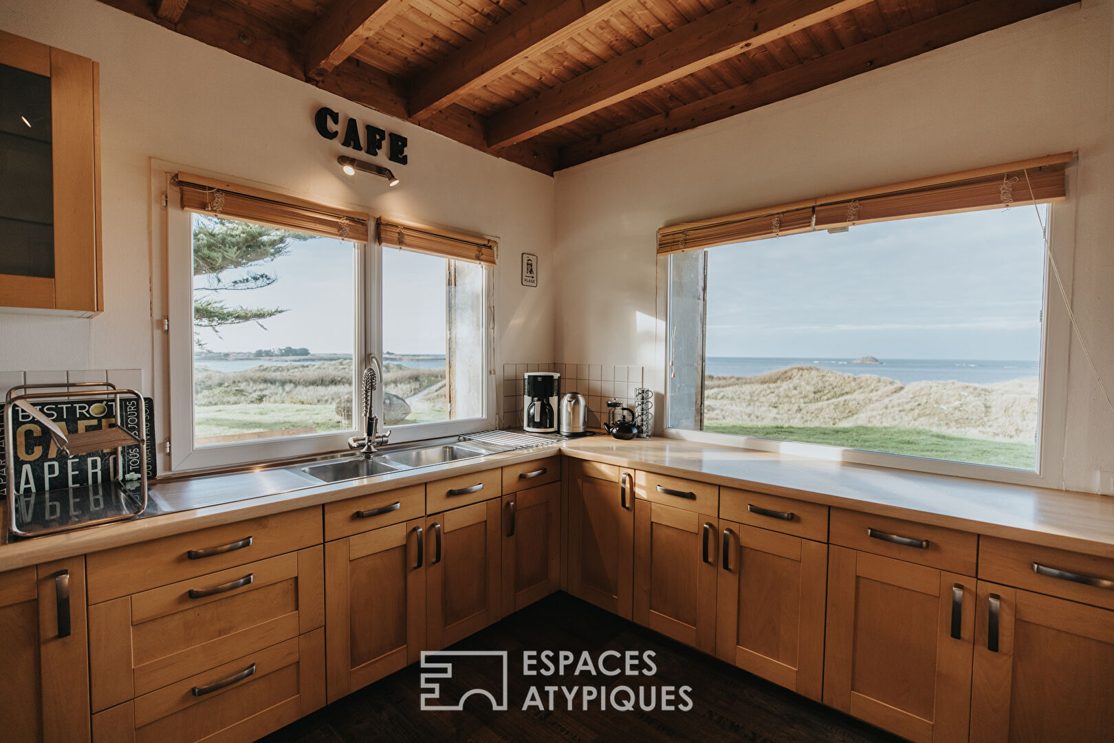 Propriété sur les dunes avec vue mer imprenable