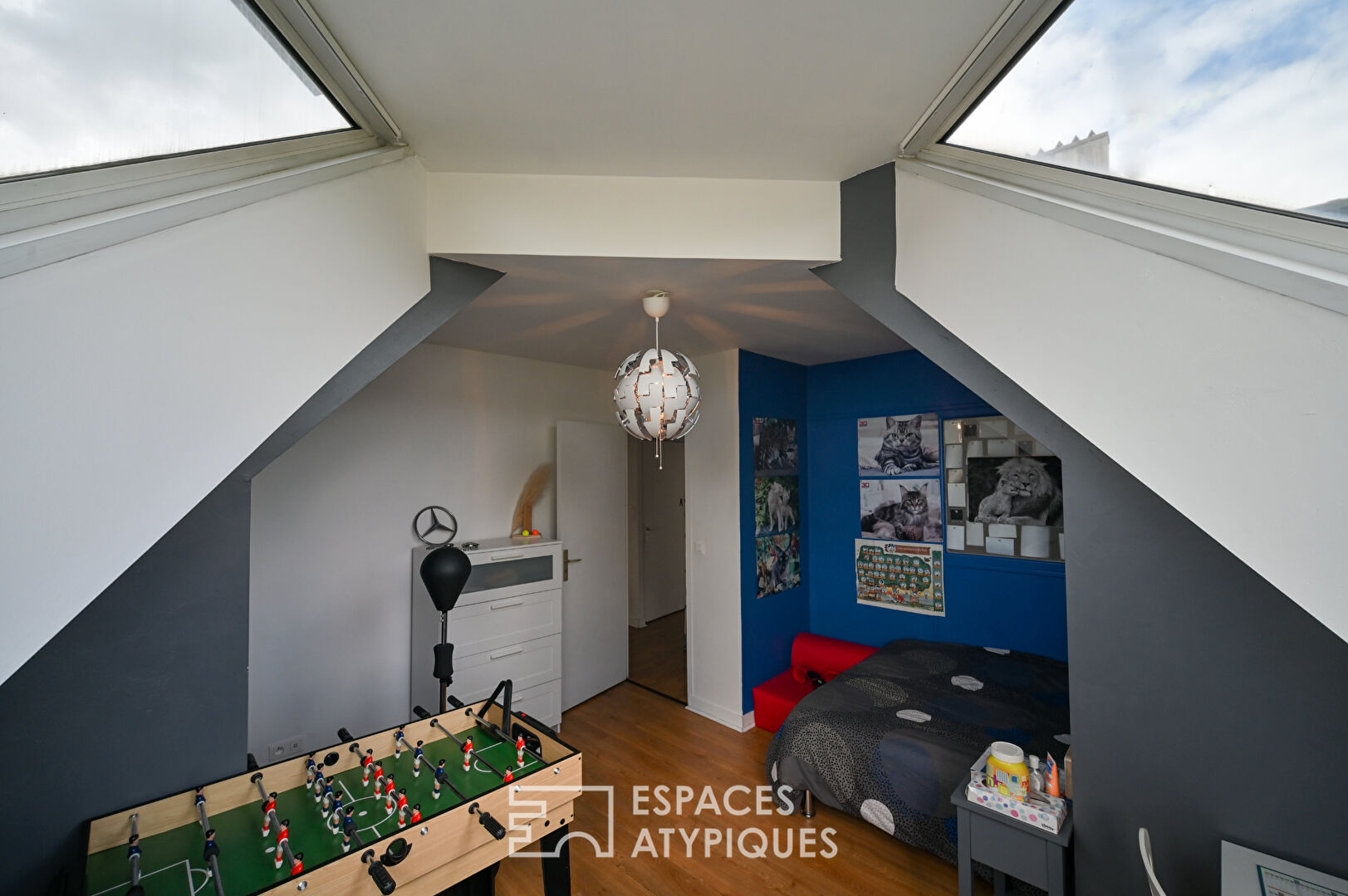 Character apartment overlooking the Odet