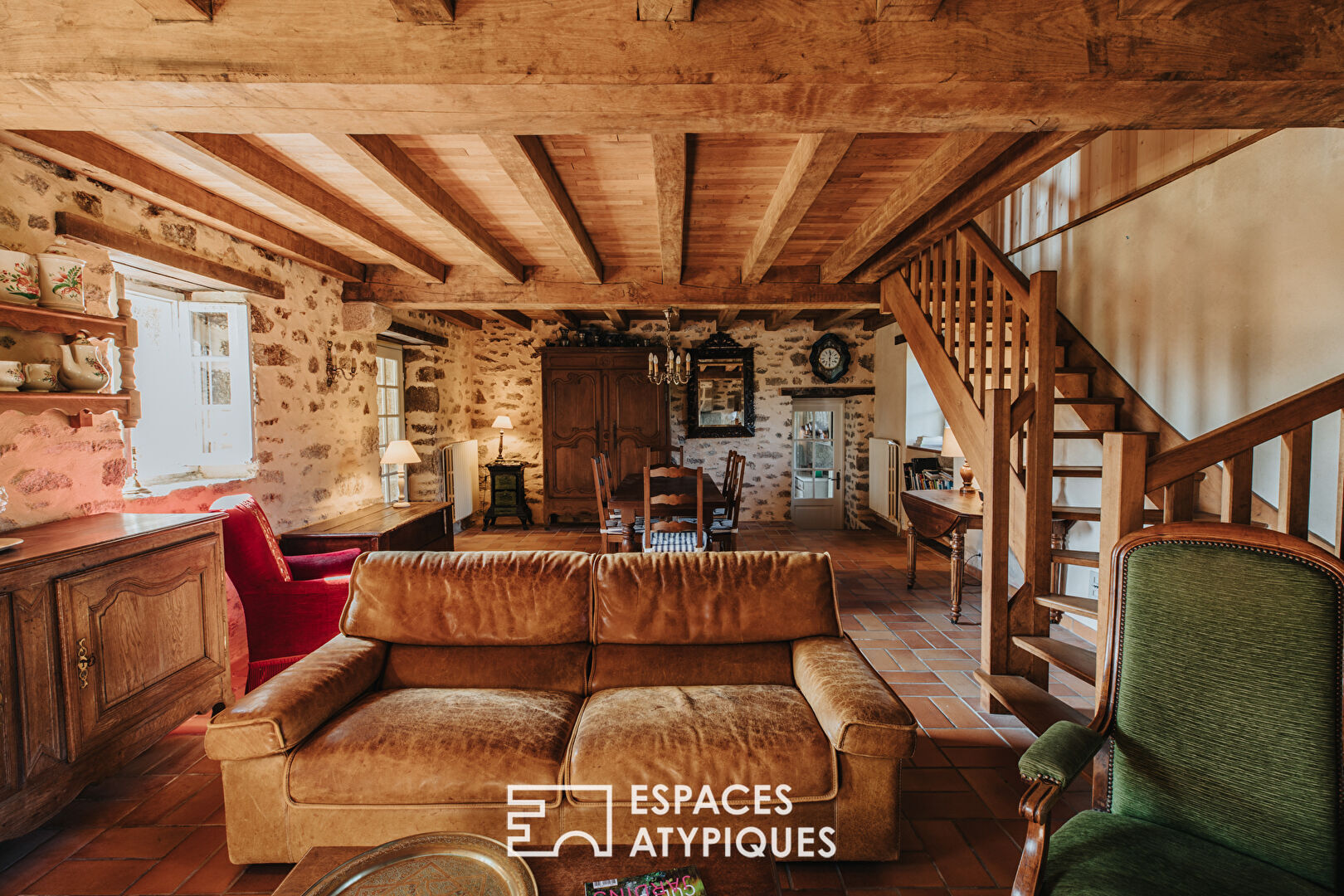 Corps de ferme rénové à deux pas des plages