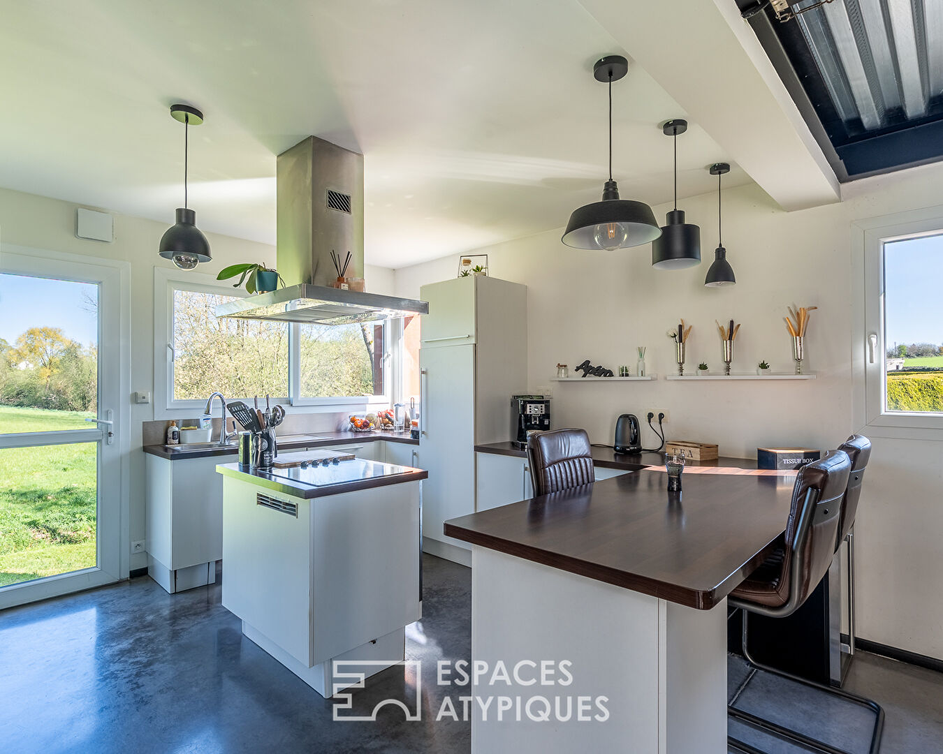 Lumière et matières – Maison d’architecte à l’âme industrielle
