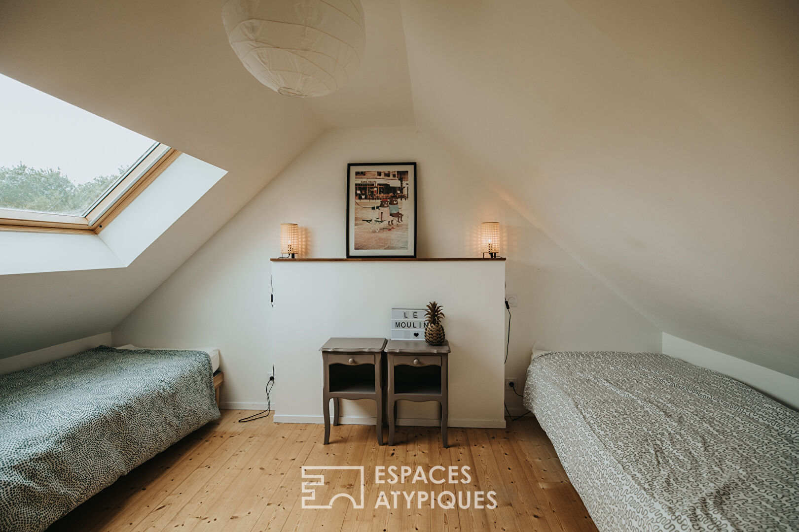 Moulin du XVIIème siècle réinventé entre terre et mer