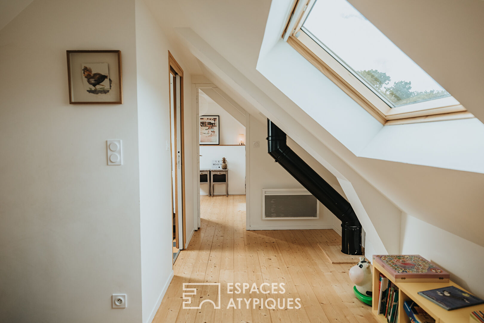 Moulin du XVIIème siècle réinventé entre terre et mer