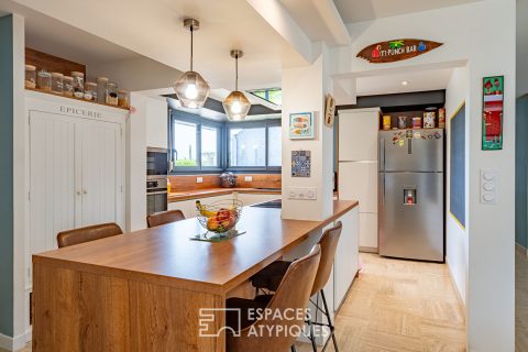 Propriété avec deux habitations indépendantes à 350 m de la plage