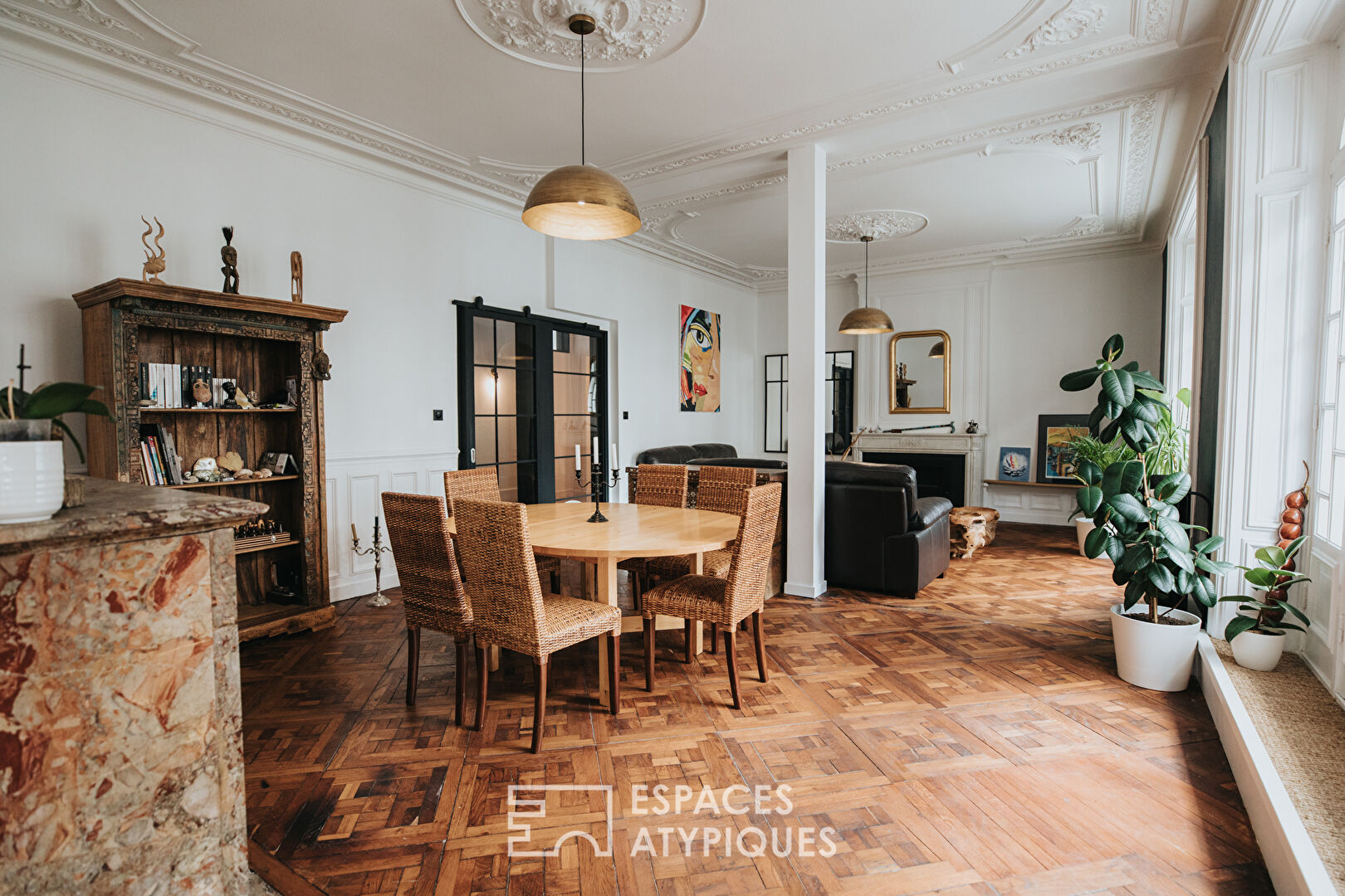 Haussmann-style apartment in the city center