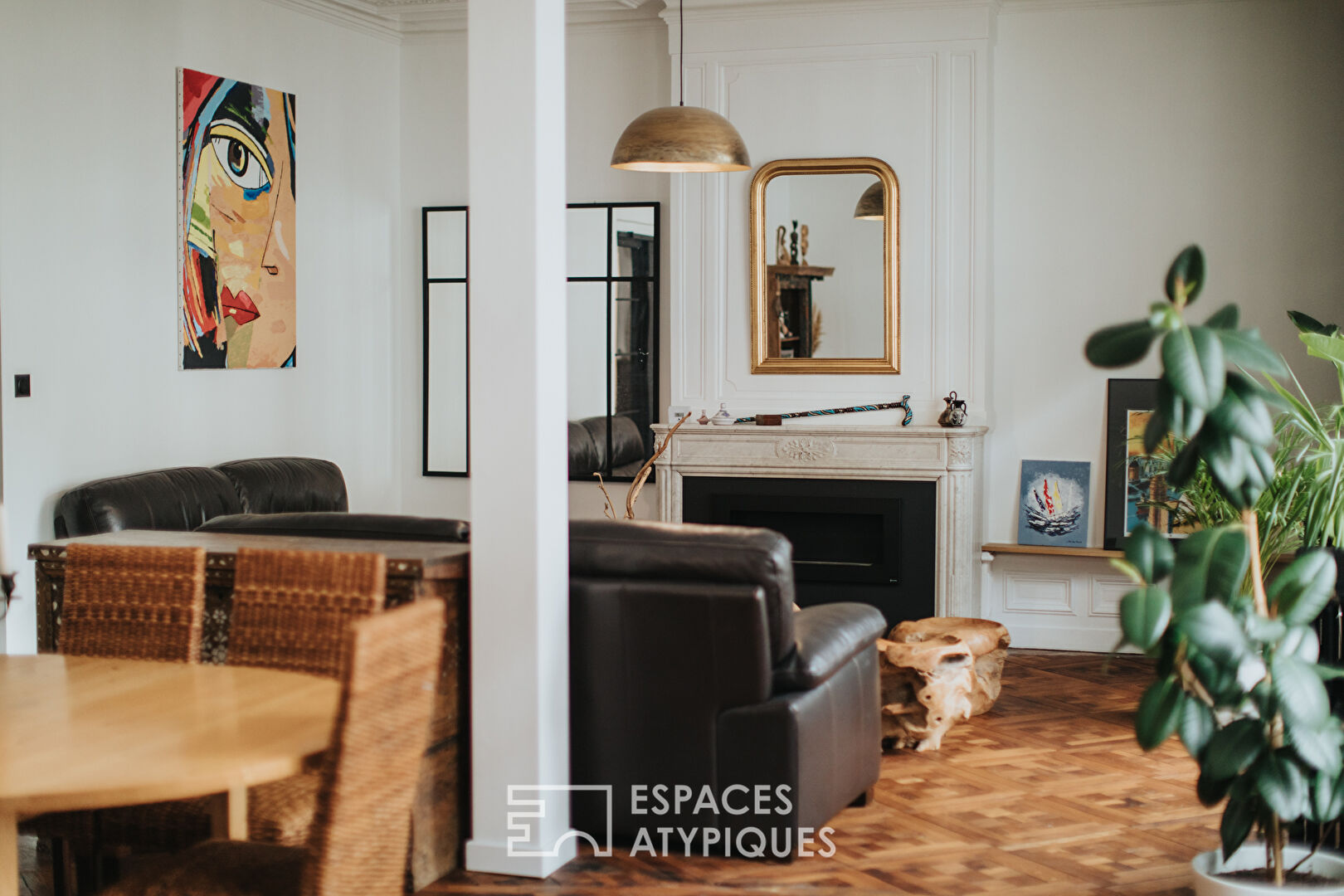 Haussmann-style apartment in the city center