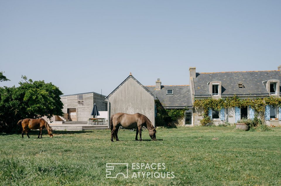 Maison et son gîte au charme discret en bord de mer