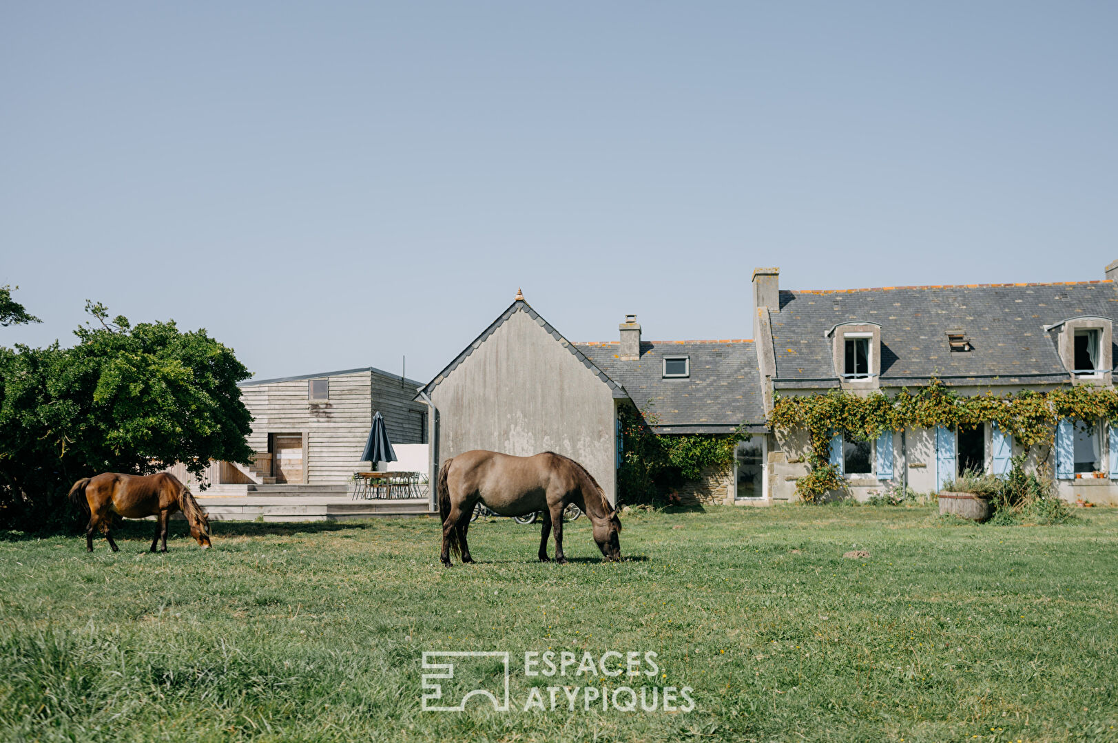 Maison et son gîte au charme discret en bord de mer
