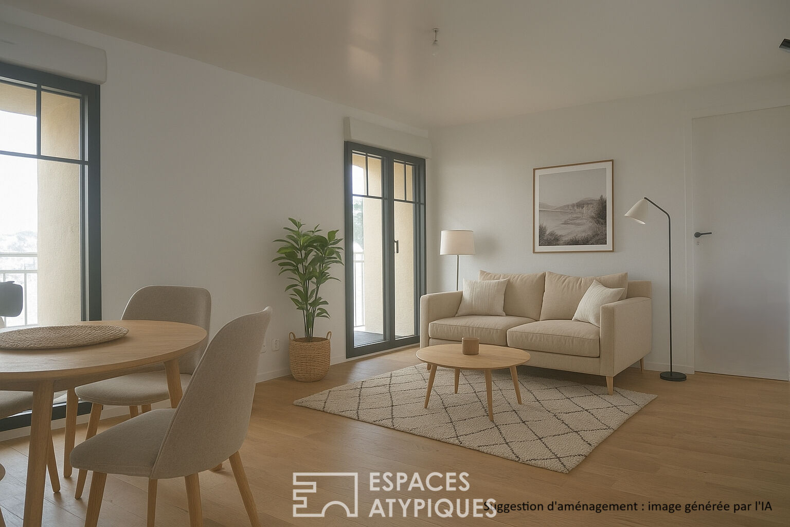 Appartement lumineux avec vue sur le port