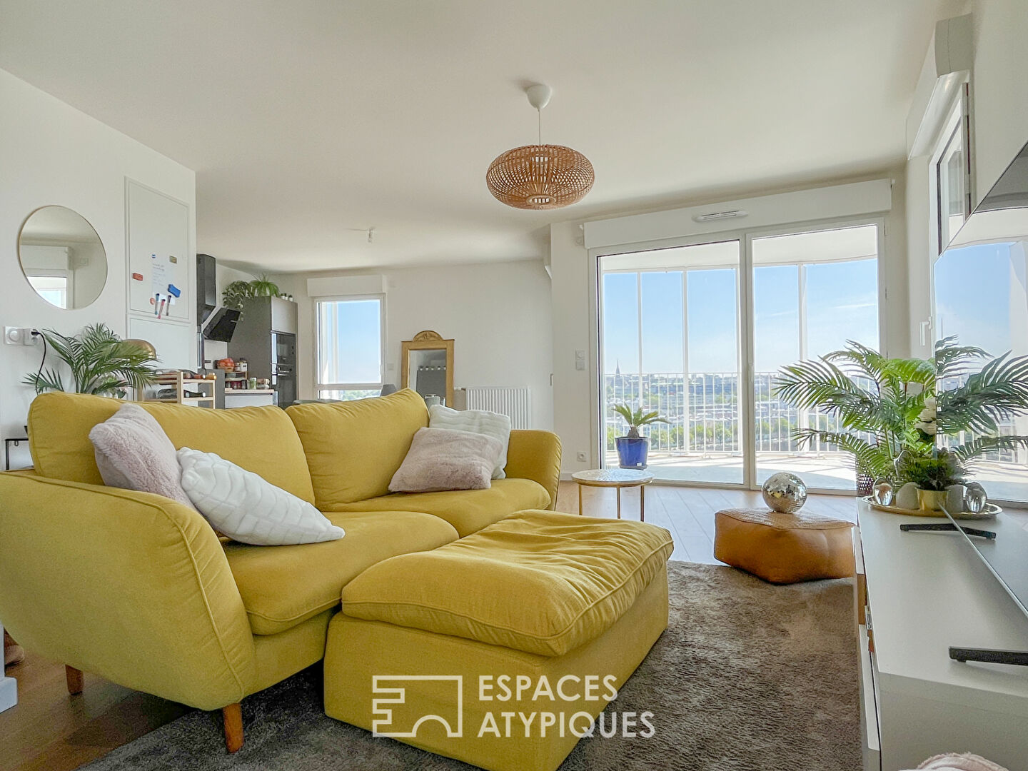 Appartement contemporain vue mer