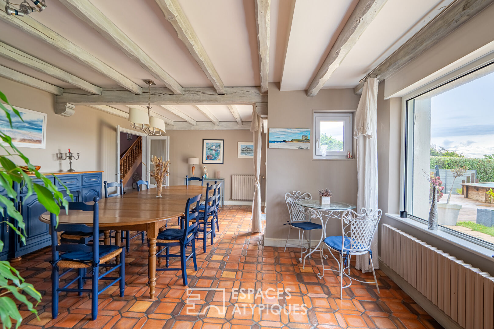 Maison familiale lumineuse à 50 m de la plage