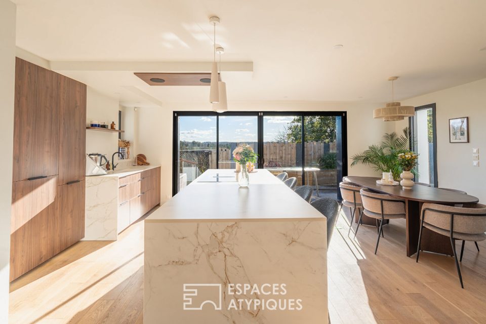 Maison lumineuse rénovée avec vue dégagée  sur la nature