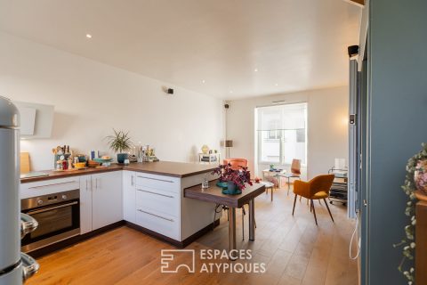 Maison de ville rénovée avec terrasse et jardin