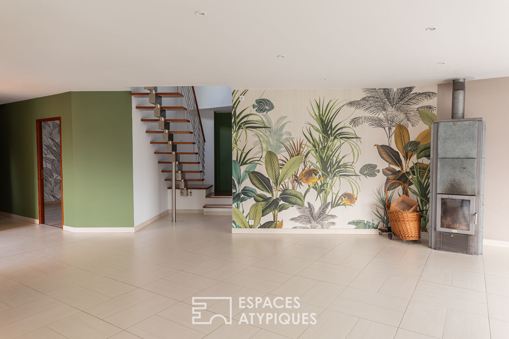 Architecture contemporaine et jardin paysager