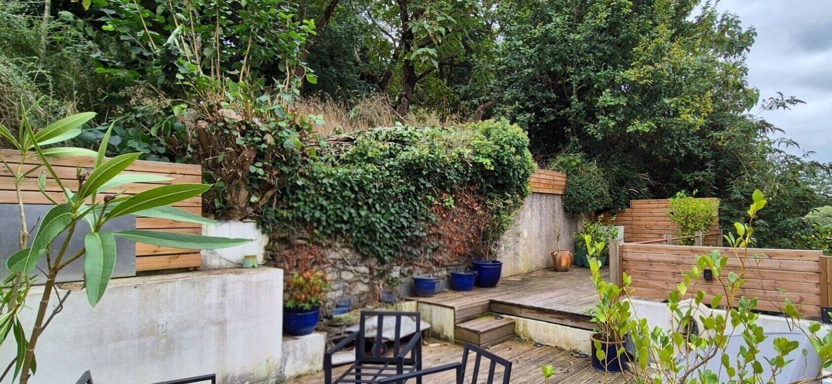 Maison de ville avec terrasses