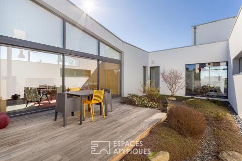 Propriété d&rsquo;architecte contemporaine  et lumineuse