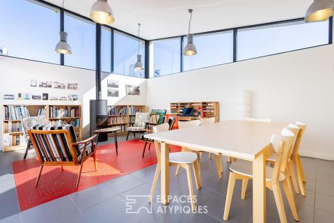 Propriété d&rsquo;architecte contemporaine  et lumineuse