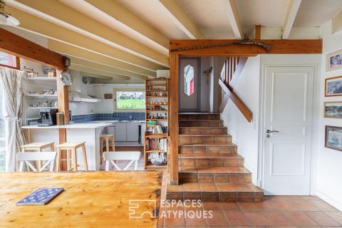 Maison d&rsquo;architecte singulière avec jardin