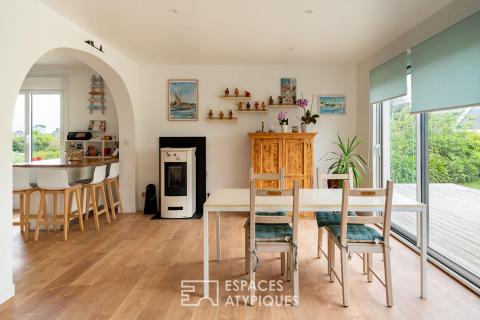 Maison d&rsquo;architecte avec son gîte en bord de mer