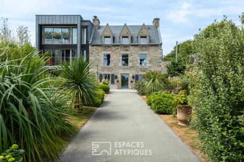 Propriété de caractère face à la mer, entre patrimoine et architecture contemporaine