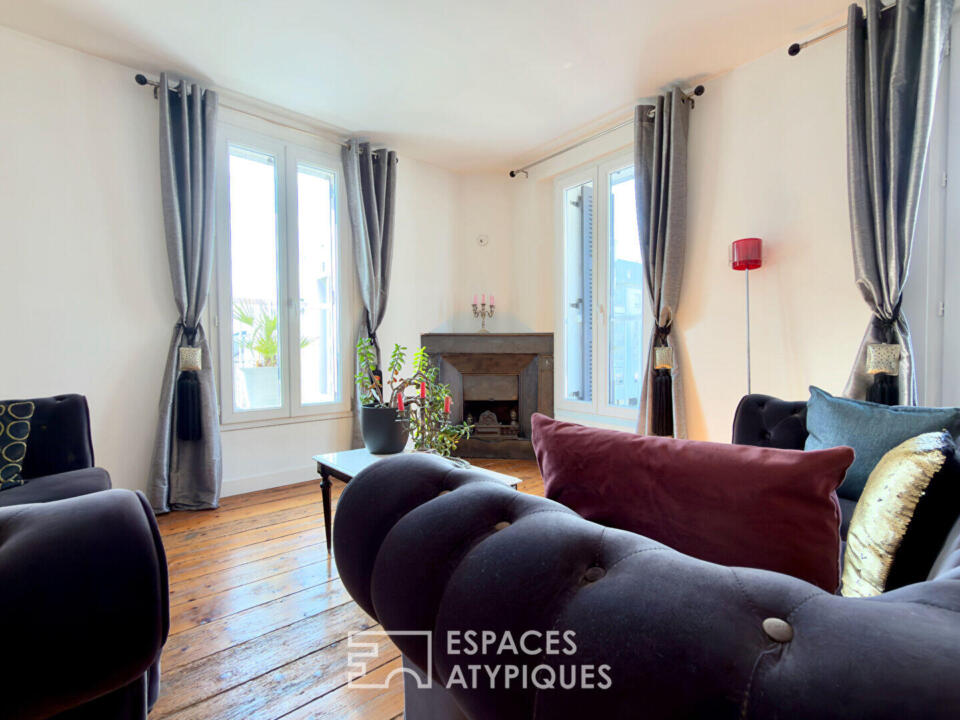 Immeuble mixte de charme et son jardin suspendu en coeur de ville