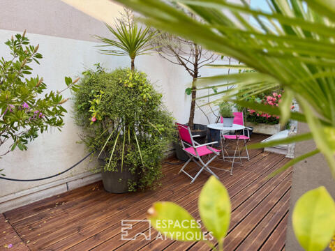 Immeuble mixte de charme et son jardin suspendu en coeur de ville