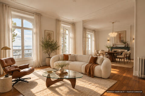 Appartement bourgeois à réinventer avec vue mer