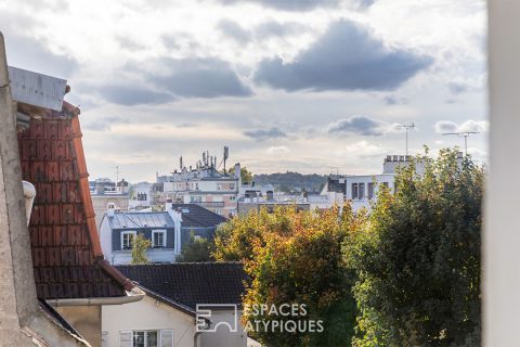 Appartement au dernier étage dans maison Bourgeoise