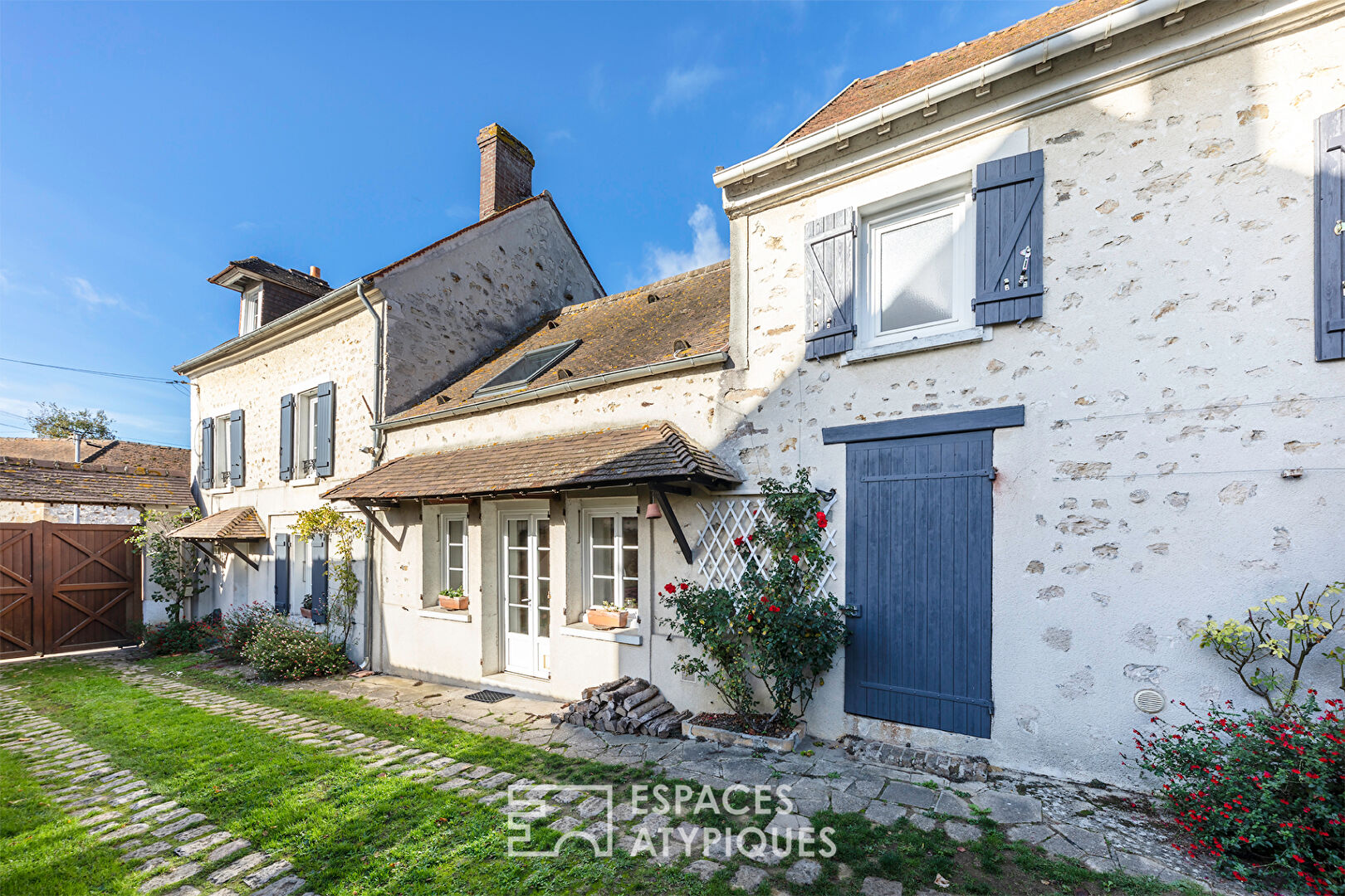 Duo inattendu entre un loft contemporain et une maison fin XIX eme….