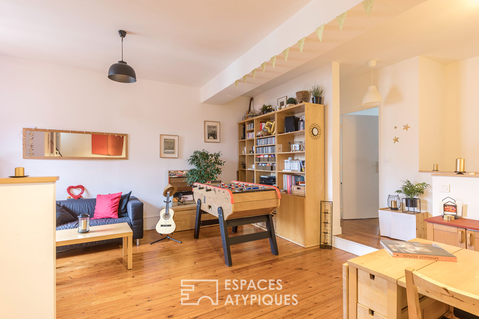 Magnifique appartement, type Duplex, esprit maison en plein centre historique