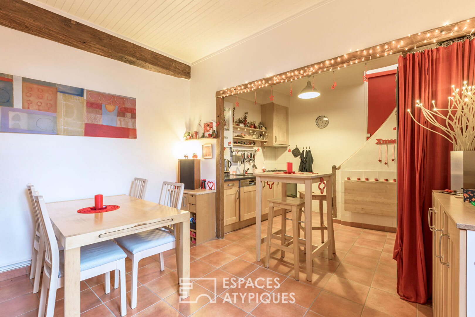 Magnifique appartement, type Duplex, esprit maison en plein centre historique