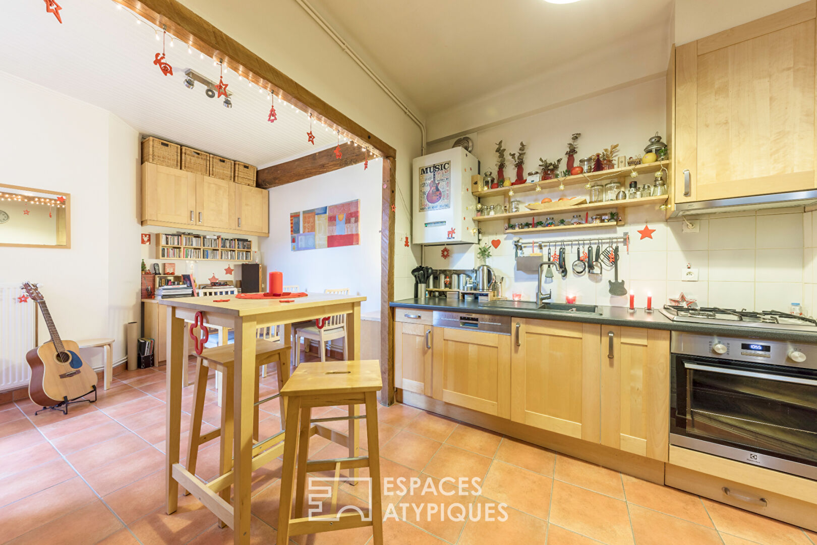 Magnifique appartement, type Duplex, esprit maison en plein centre historique