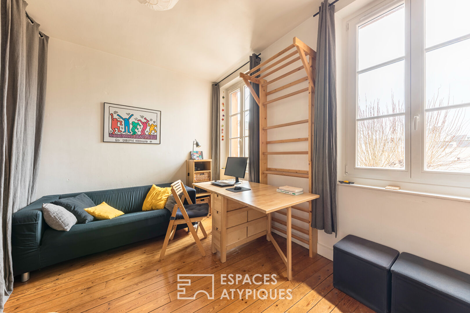 Magnifique appartement, type Duplex, esprit maison en plein centre historique