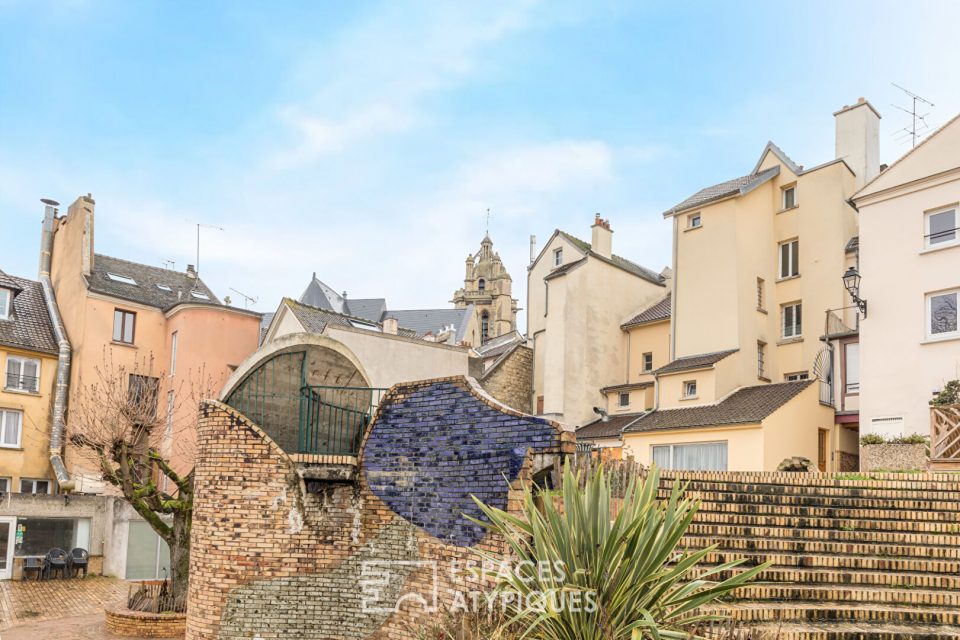 Magnifique appartement, type Duplex, esprit maison en plein centre historique