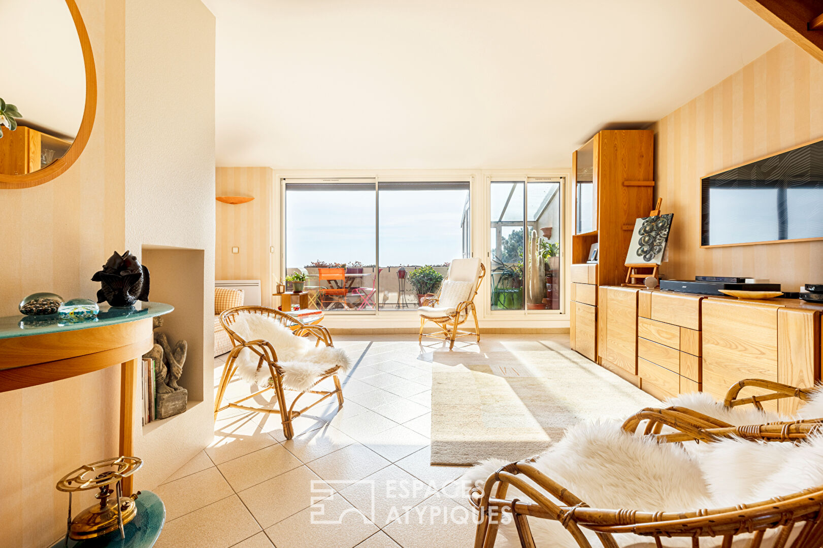 Le duplex à la vue interminable