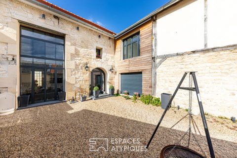 Loft démesuré dans ancienne grange