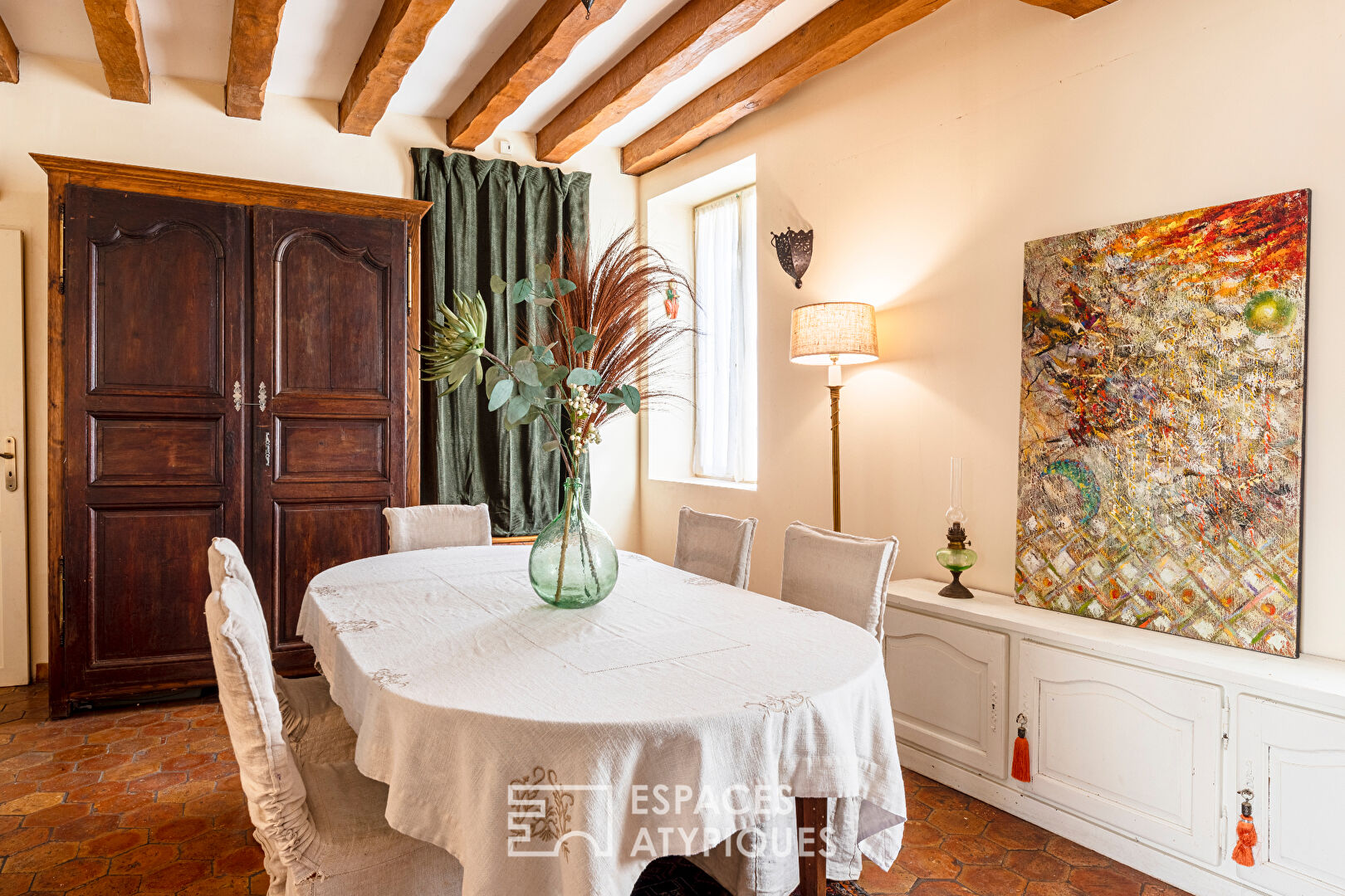 La closerie – Son atelier d’artiste et son duplex indépendant.