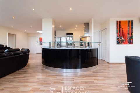 Appartement avec roof top.
