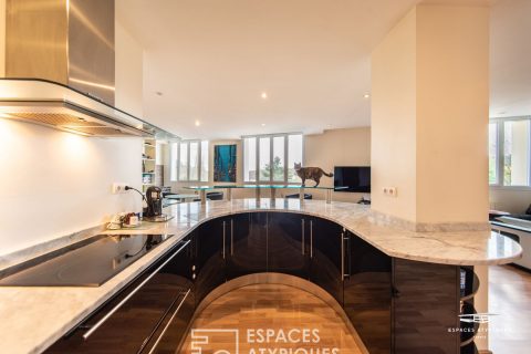Appartement avec roof top.