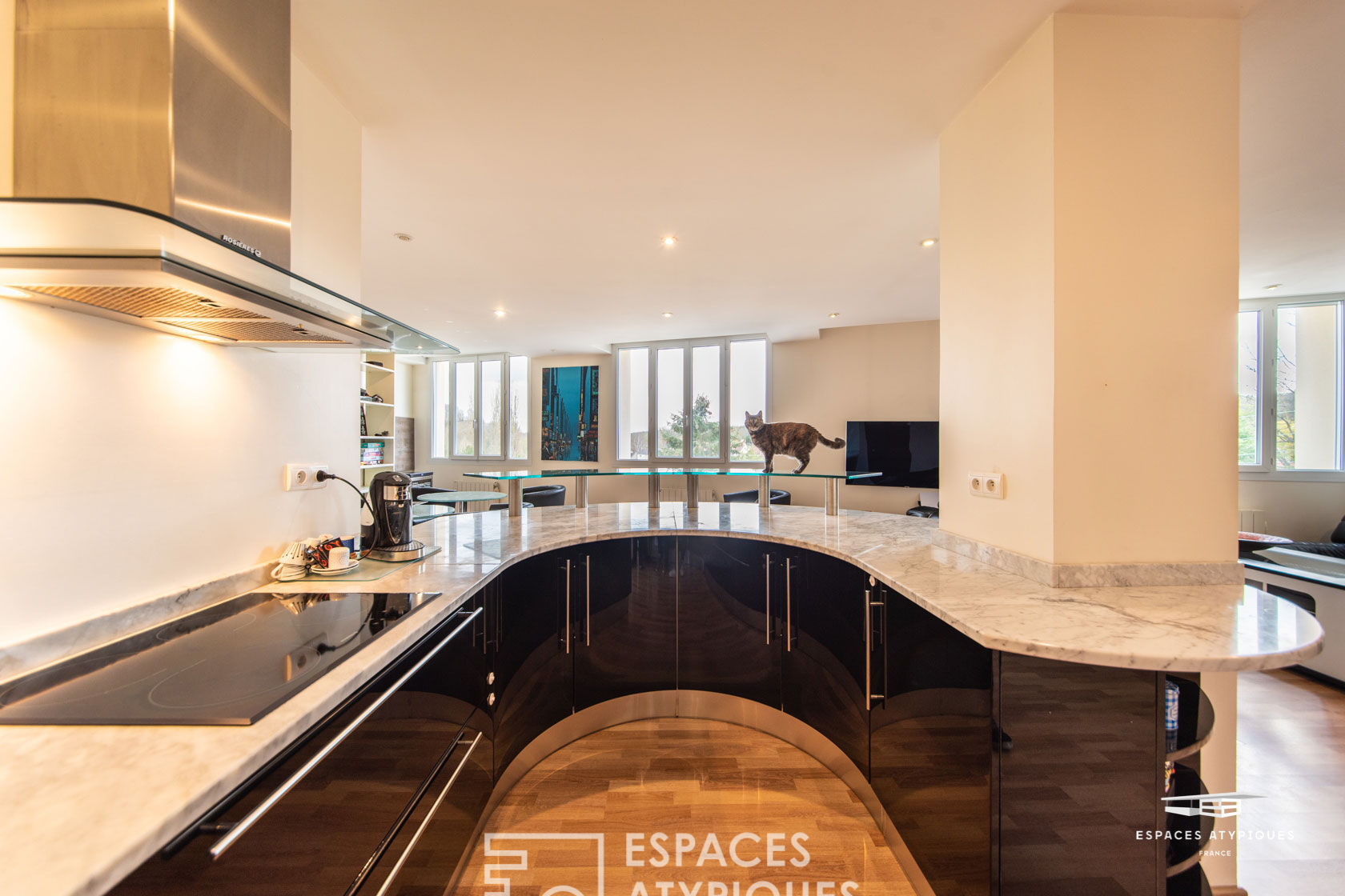 Appartement avec roof top.