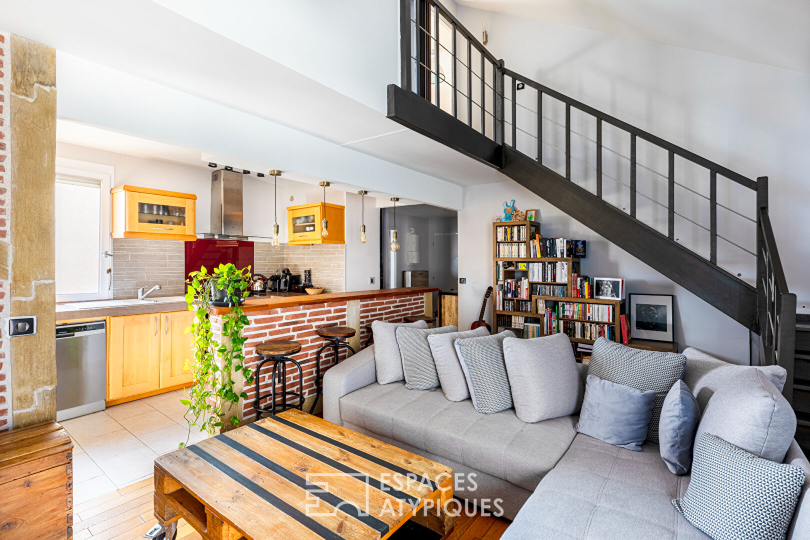 Duplex dernier étage – Esprit Loft