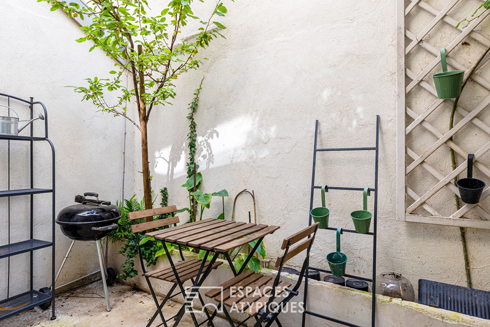 Appartement en sous plex au caractère atypique