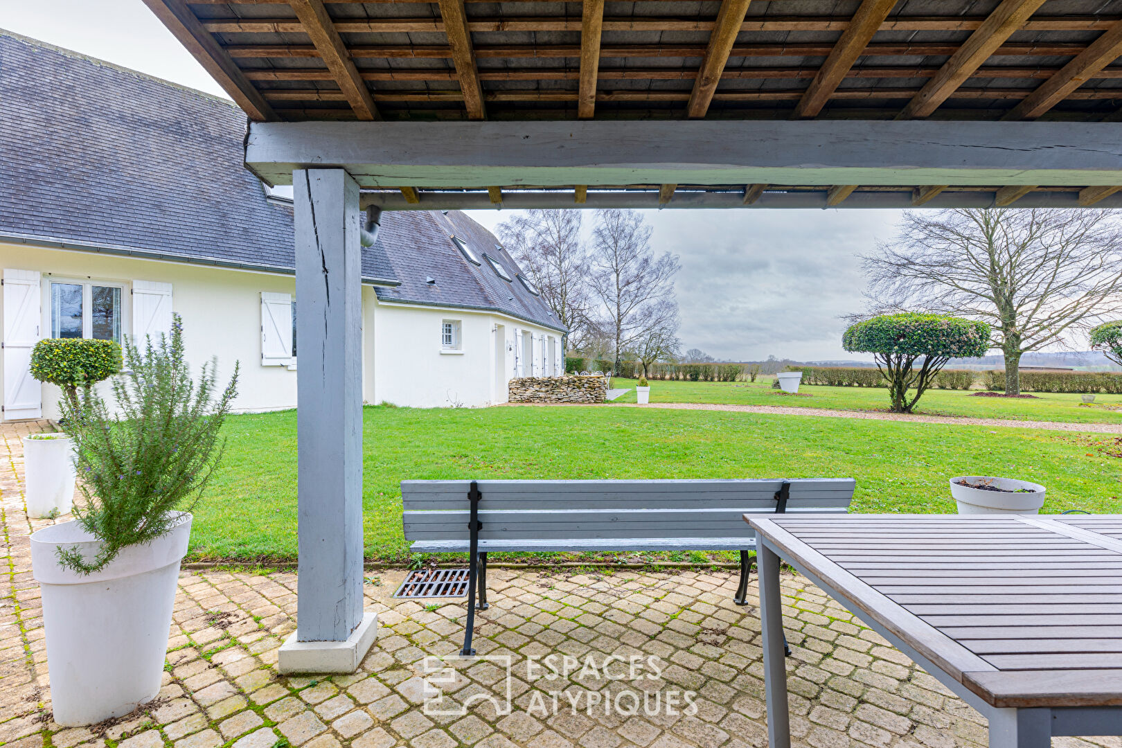 Modern property with panoramic views