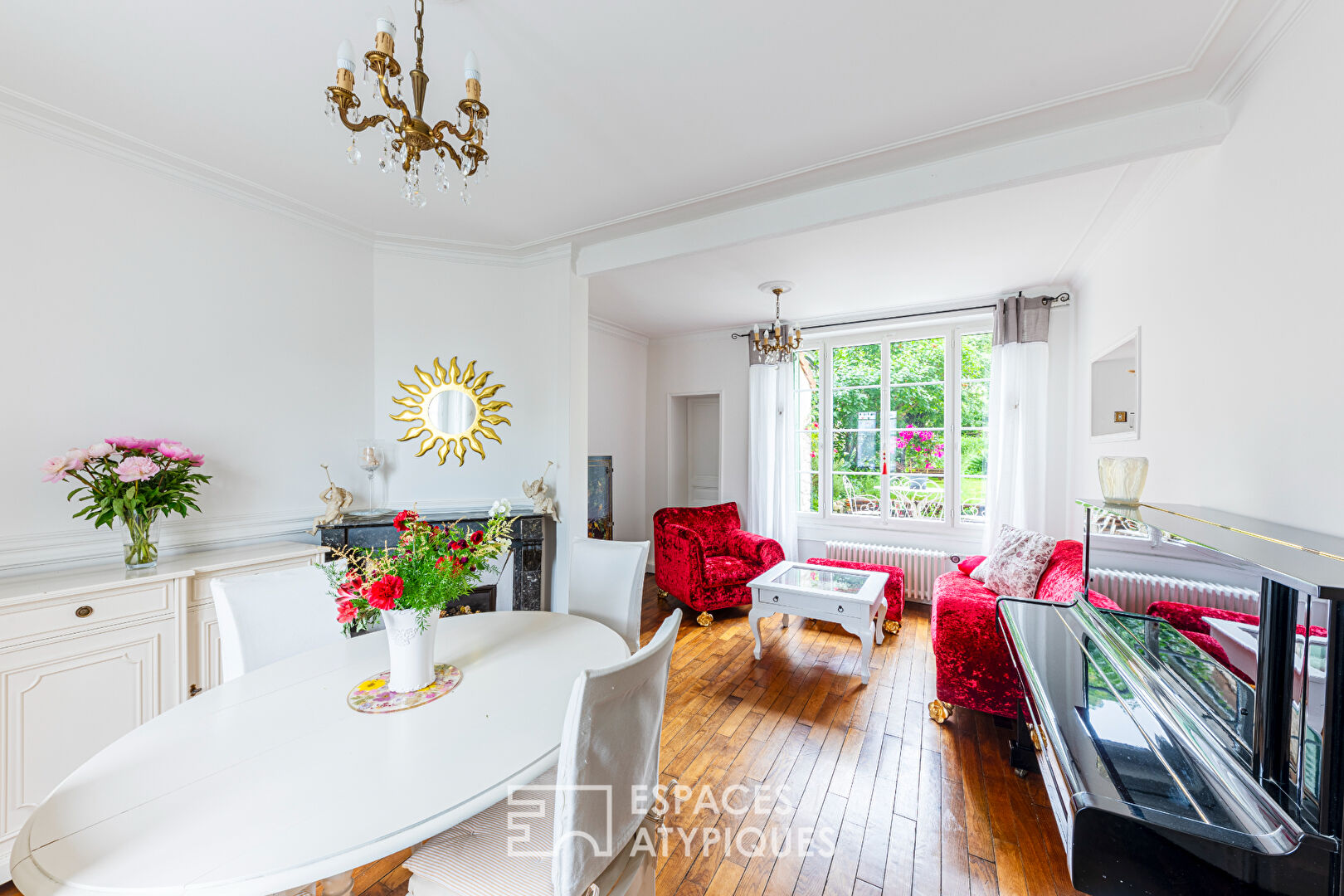 Townhouse with landscaped garden