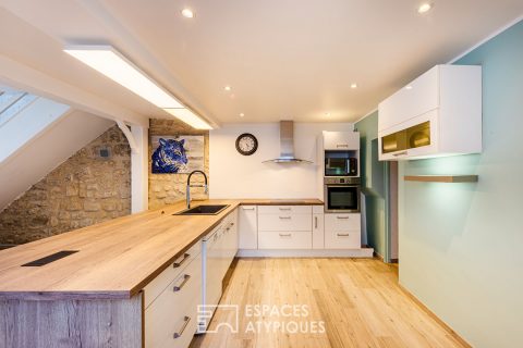 An old soul in a new heart: a modernly renovated family home 35 minutes from Paris