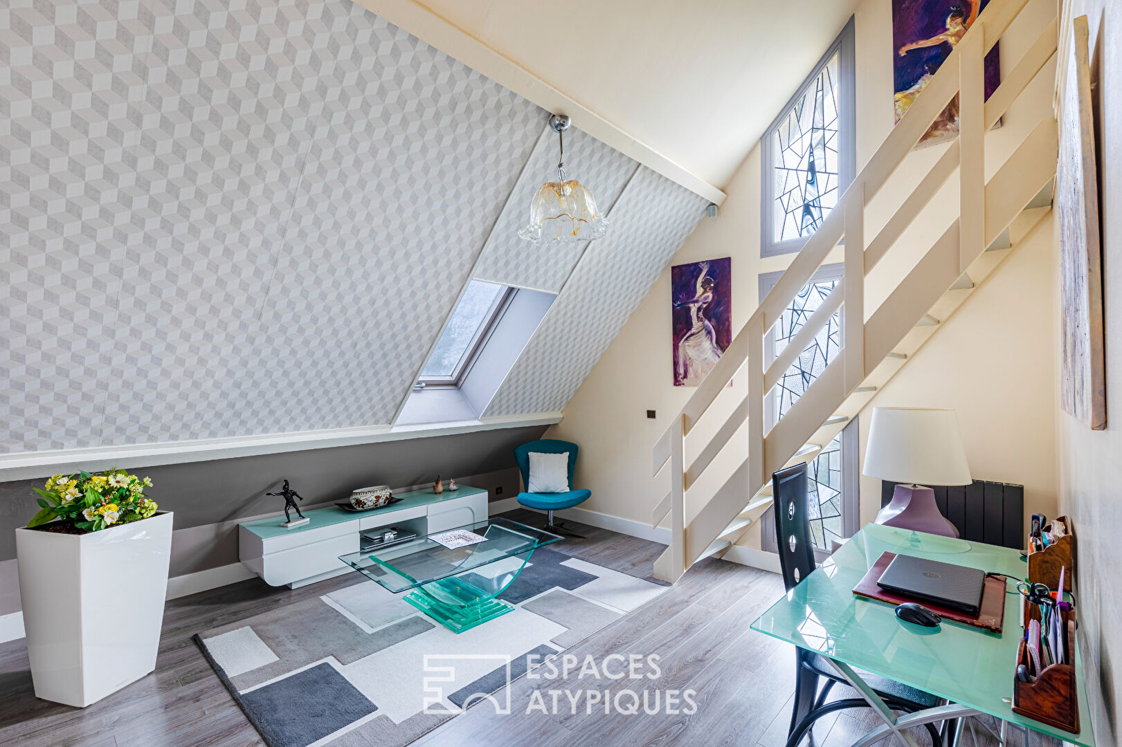Incroyable maison d’architecte au calme proche de Saint Leu la forêt