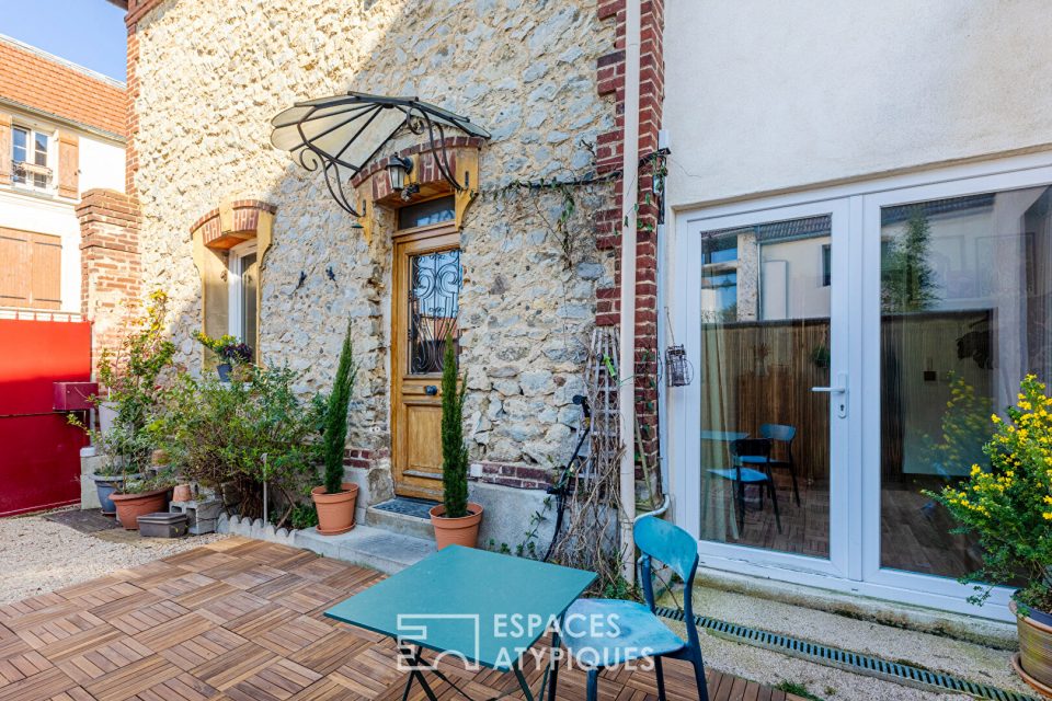 Ancienne laiterie du XIX -ème siècle  réhabilitée en maison de 3 chambres avec terrasse